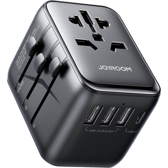 Charger Mobile Joyroom 3xUsb 1×PD Charging 65w JR-TCW02 Black